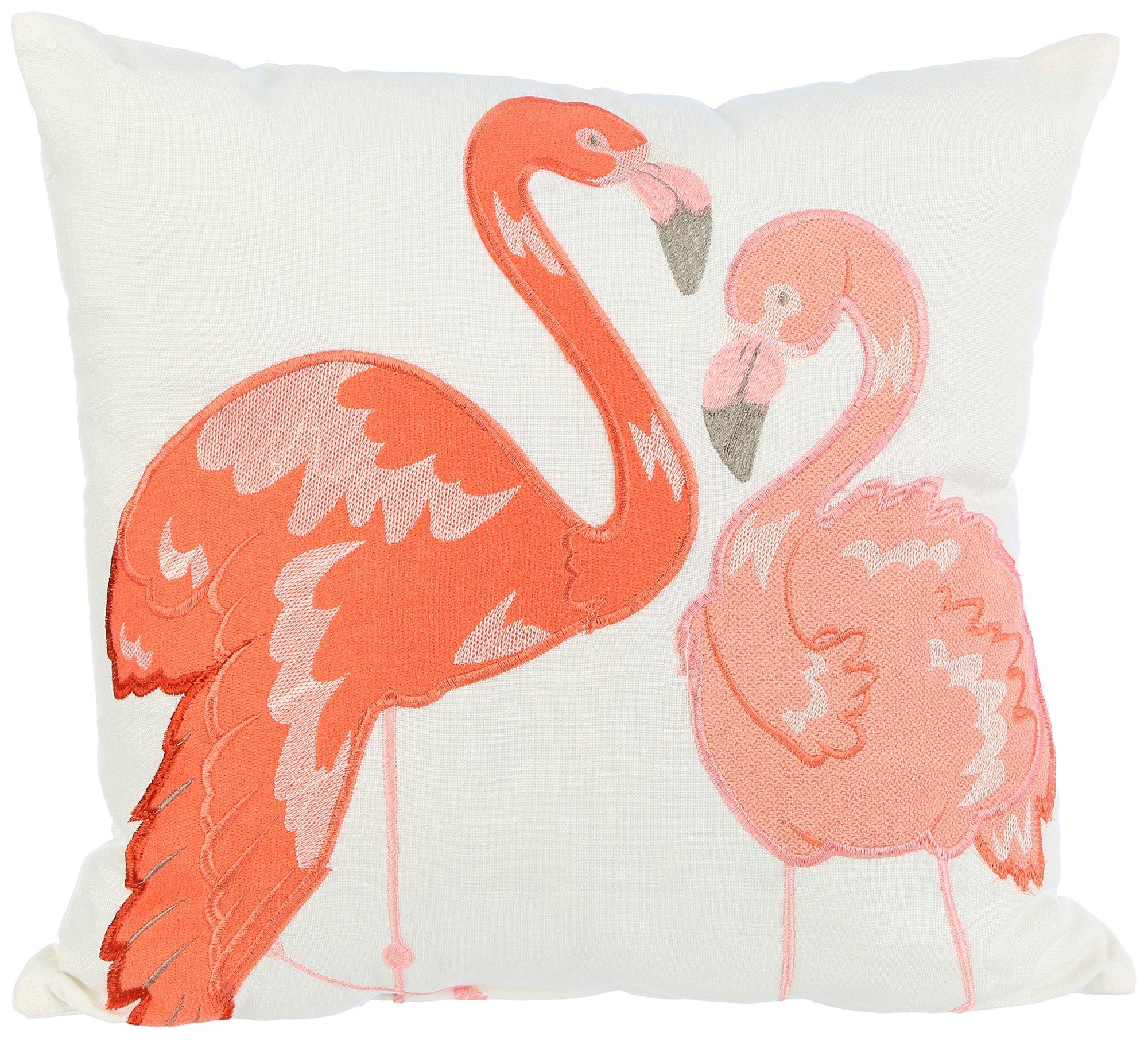 18 x 18 Flamingo Decorative Pillow