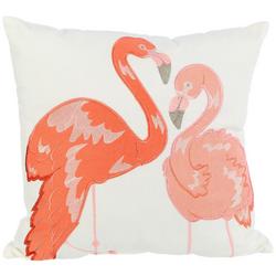 18 x 18 Flamingo Decorative Pillow