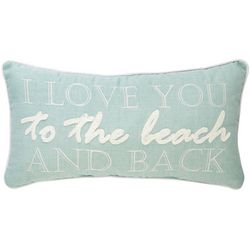 Arlee I Love You To The Beach And Back Decorative Pillow