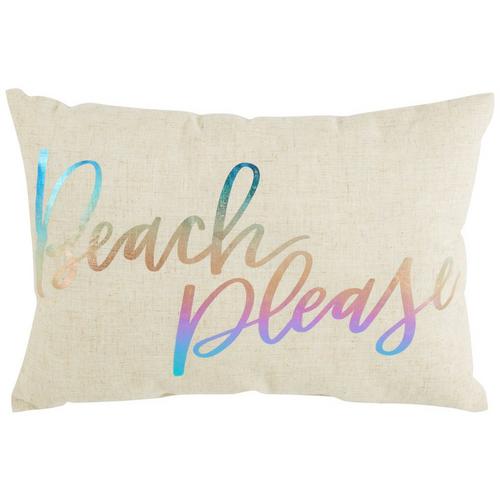 Arlee 14x20 Beach Please Decorative Pillow