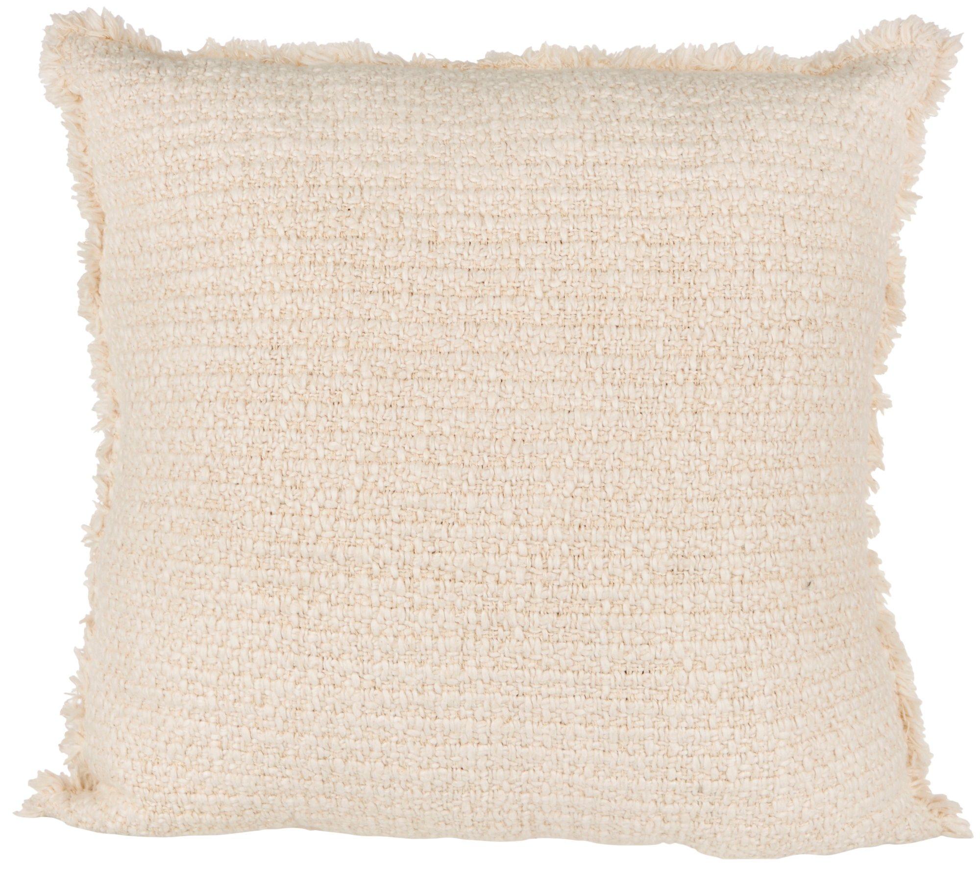 18 x 18 Textured Square Decorative Pillow