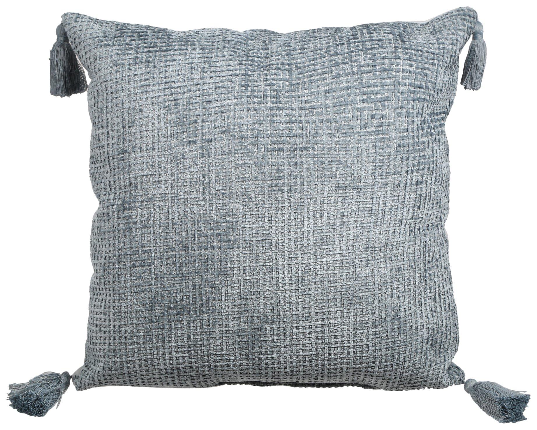 Arlee 20 x 20 Felt Tassel Decorative Pillow