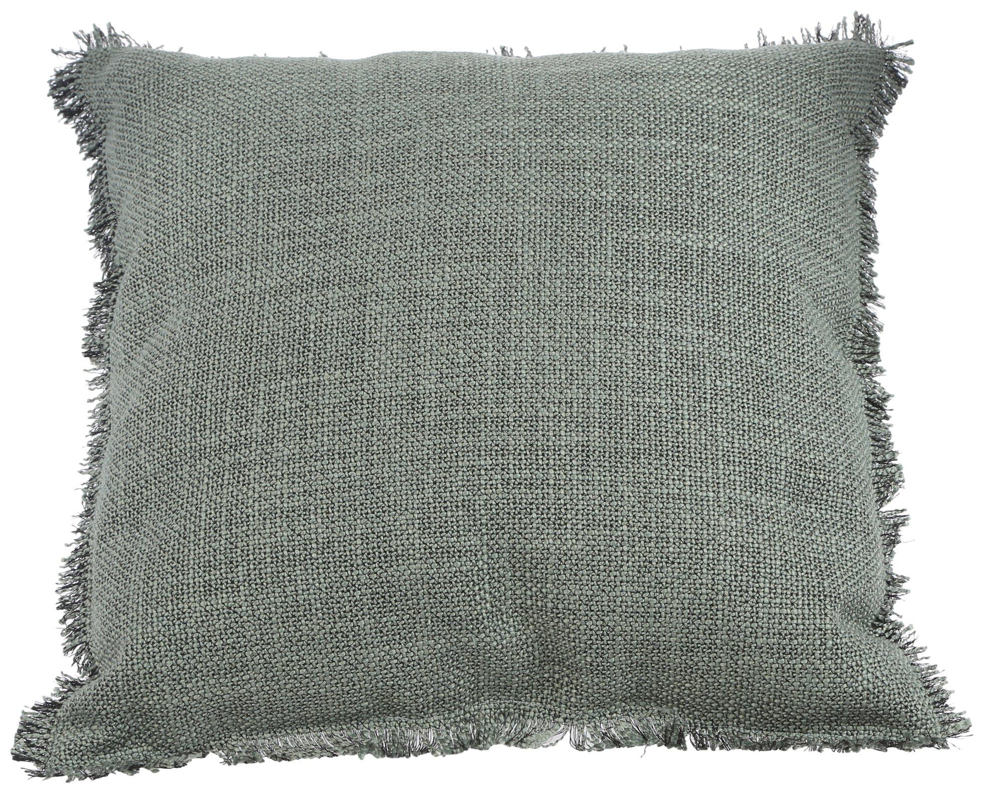 Arlee 20 x 20 Woven Fringe Decorative Pillow
