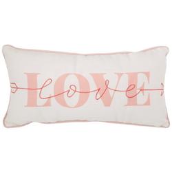 10x20 Love Arrow Decorative Pillow