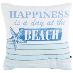 Cosmic Happiness Is A Day At The Beach Decorative Pillow