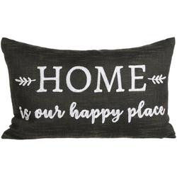 Home Is Our Happy Place Decorative Pillow
