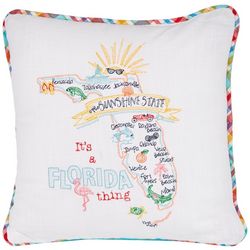 Kay Dee Designs 12x12 Florida State Thing Accent Pillow