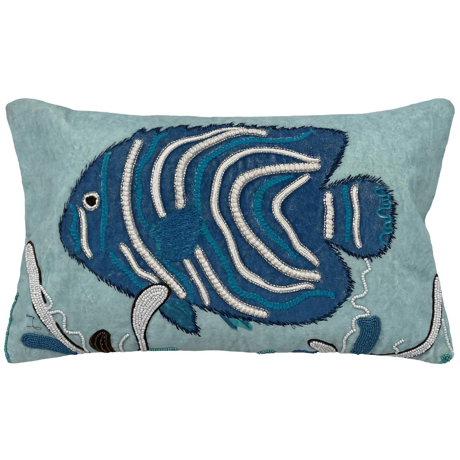 Fish In The Ocean Decorative Pillow