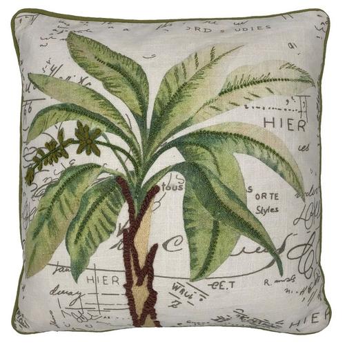 Island Comfort Palm Tree Decorative Pillow
