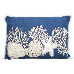 14x20 Embroidered Nautical Decorative Pillow