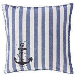 Stripe Anchor Decorative Pillow