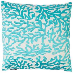 All Over Coral Decorative Pillow