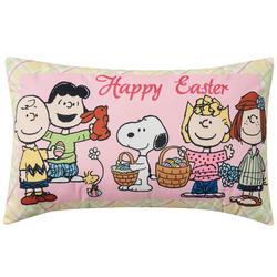12x20 Peanuts Happy Easter Decorative Pillow