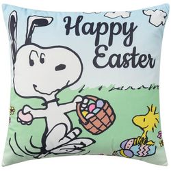 Nourison 18x18 Peanuts Happy Easter Decorative Pillow