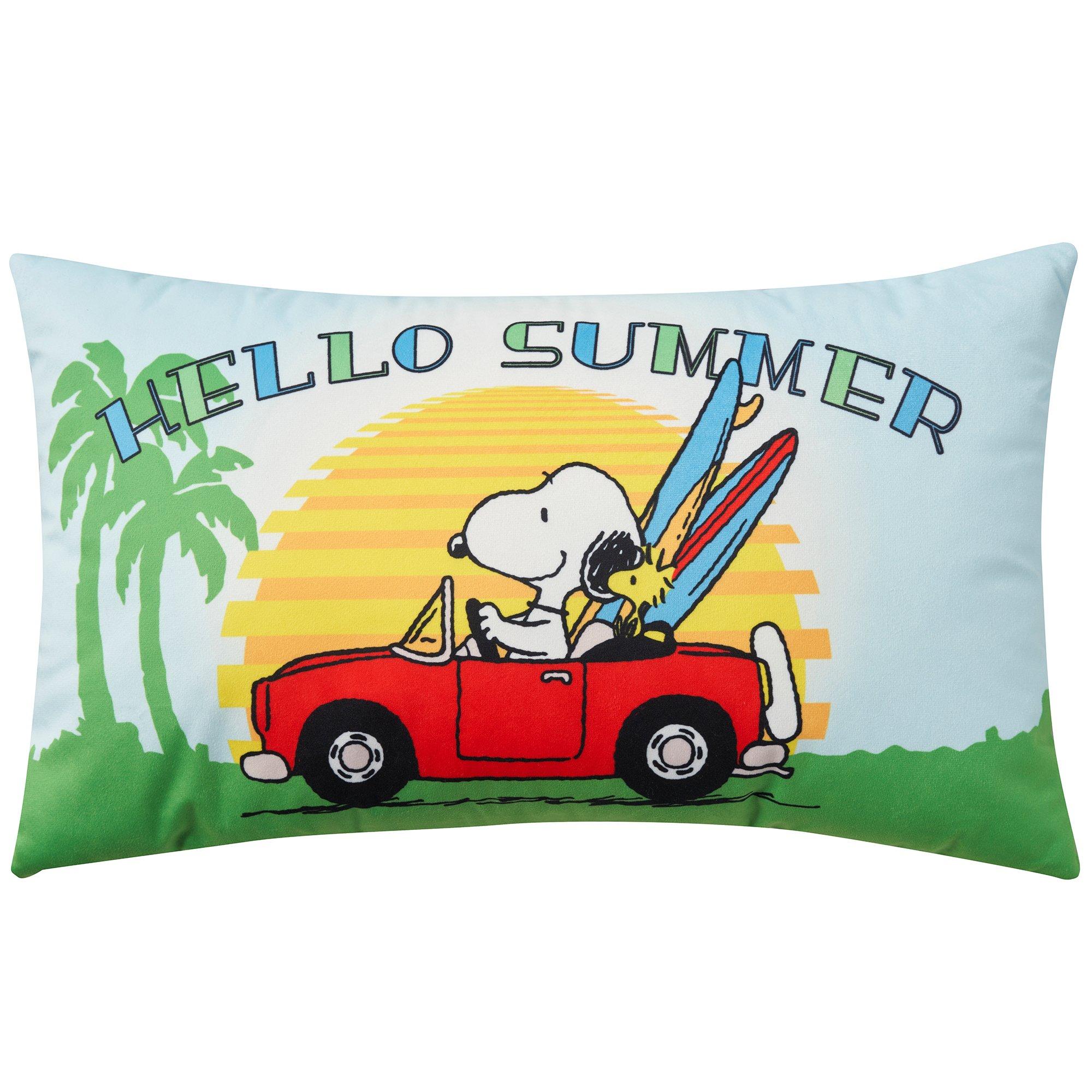 Nourison 12x20 Peanuts Hello Summer Decorative Pillow