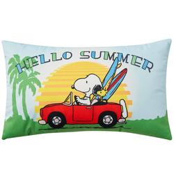 12x20 Peanuts Hello Summer Decorative Pillow