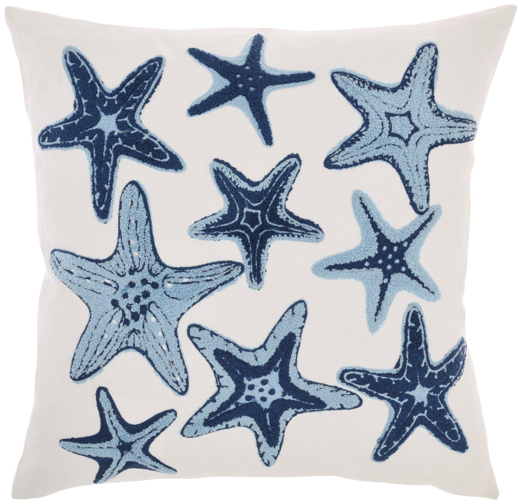 All Over Starfish Decorative Pillow