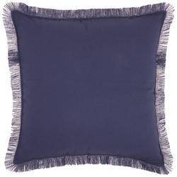 Solid Fringe Decorative Pillow