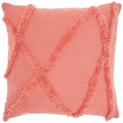 Mina Victory 18x18 Geo Tufted Lumbar Decorative Pillow