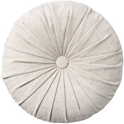 16'' Ruched Chenille Plush Decorative Pillow