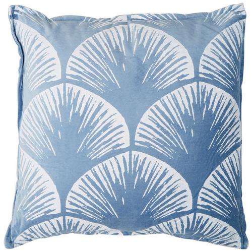 Mina Victory 18x18 Leave Suede Decorative Pillow
