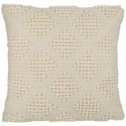 18x18 Woven Diamond Dot Decorative Pillow