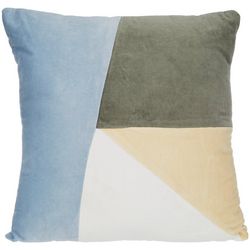 Mina Victory 18x18 Color Block Decorative Pillow
