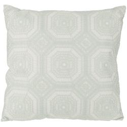 Mina Victory 18x18 Embroidered Decorative Pillow