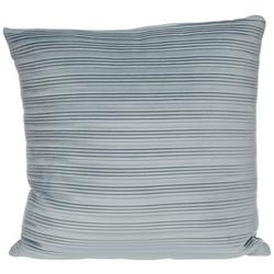18x18 Solid Pleated Velvet Decorative Pillow