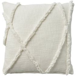Mina Victory 18x18 Embroidered Woven Decorative Pillow