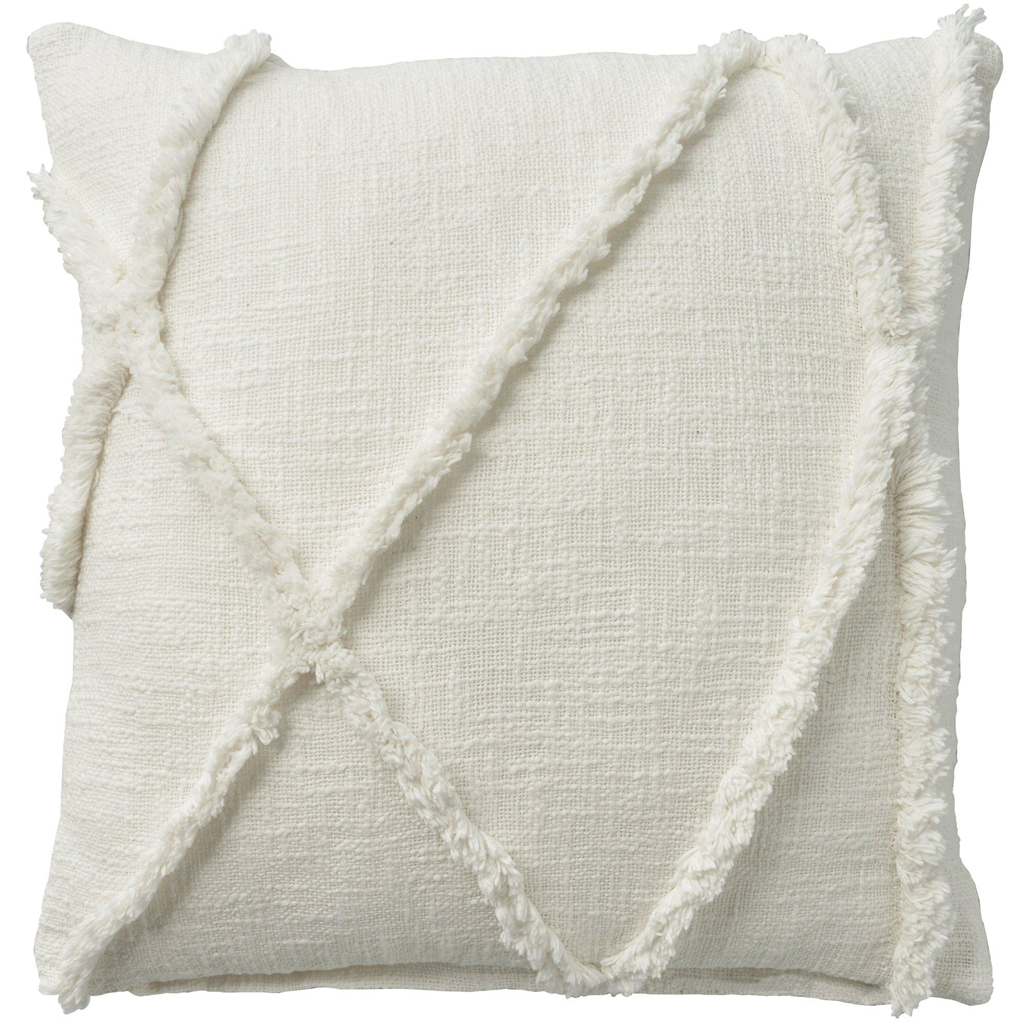 18x18 Embroidered Woven Decorative Pillow