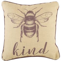 Coastal Home Bee Kind Decorative Pillow