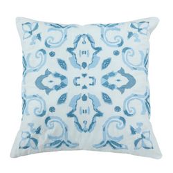 Marina House 18x18 Embroidered Decorative Pillow