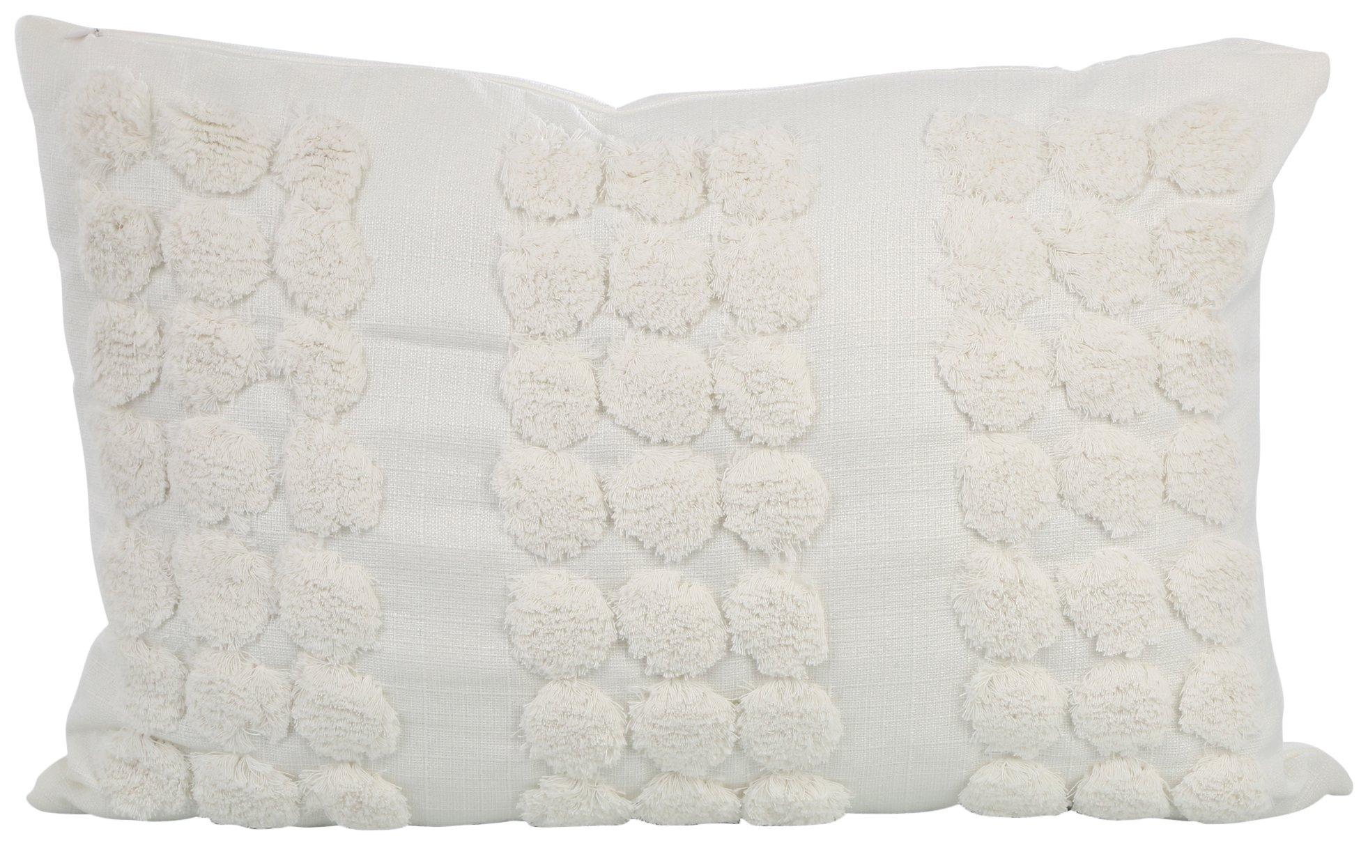 ZEST Kitchen + Home 16x24 Ida Tufted Dots Decorative Pillow
