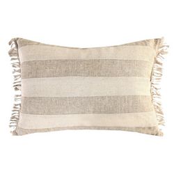 Levtex Home Yalissa Pieced Linen  Fringe Decorative Pillow