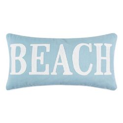 Coastal Home 12x24 Harbor Shells Beach Pillow