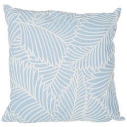 Levtex Home 18x18 Embroidered Fern Leaf Decorative Pillow