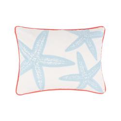 Coral Cliff Bay Starfish Decorative Pillow