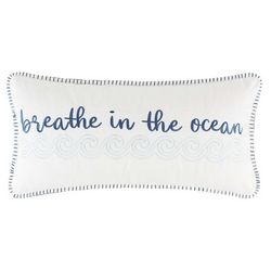 Saltwater Home Hidden Cove Breath Ocean Decorative Pillow