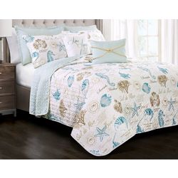 Triangle Home Fashions Harbor Life Quilt Set