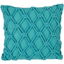 18x18 Knotted Decorative Pillow