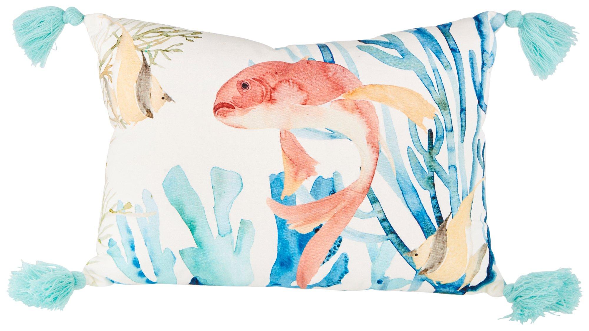 Coastal Home 14x20 Marine Life Decorative Pillow