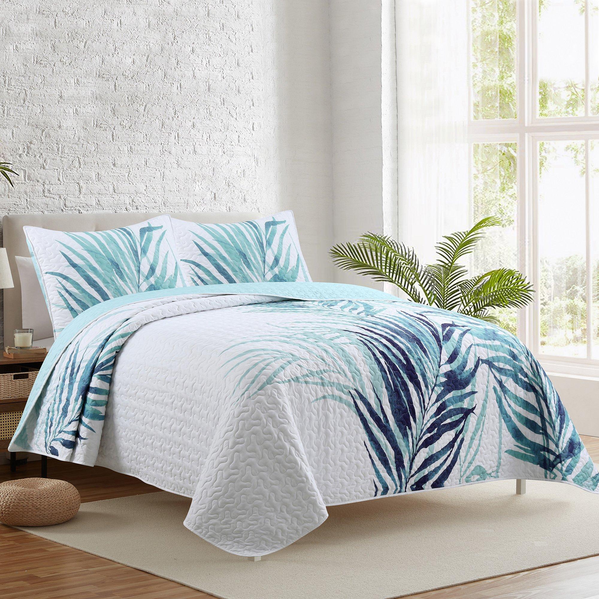 Palm Leaf Garden Quilt Set