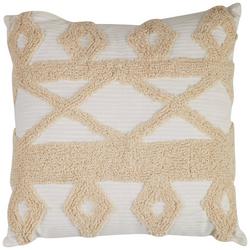 Diamond Cross Tufted Decorative Pillow