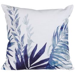 Red Pineapple 18x18 Palm Frond Decorative Pillow