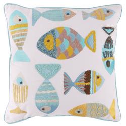 Patterned Fish Decorative Pillow
