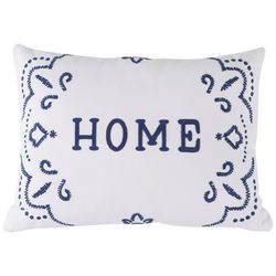 Elise & James Home Damask Home Embroidered Decorative Pillow