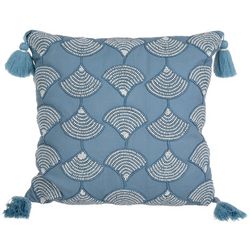 Elise & James Home Fan Bead Tassel Decorative Pillow