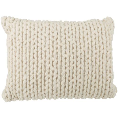 Coastal Home 14x18 Hampton Chunky Knit Decorative Pillow