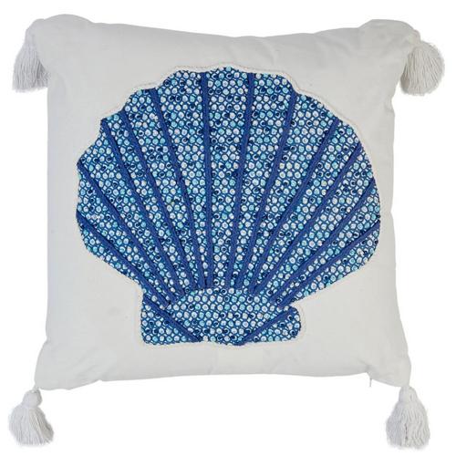 Coastal Home 18x18 Bonair Shell Decorative Pillow